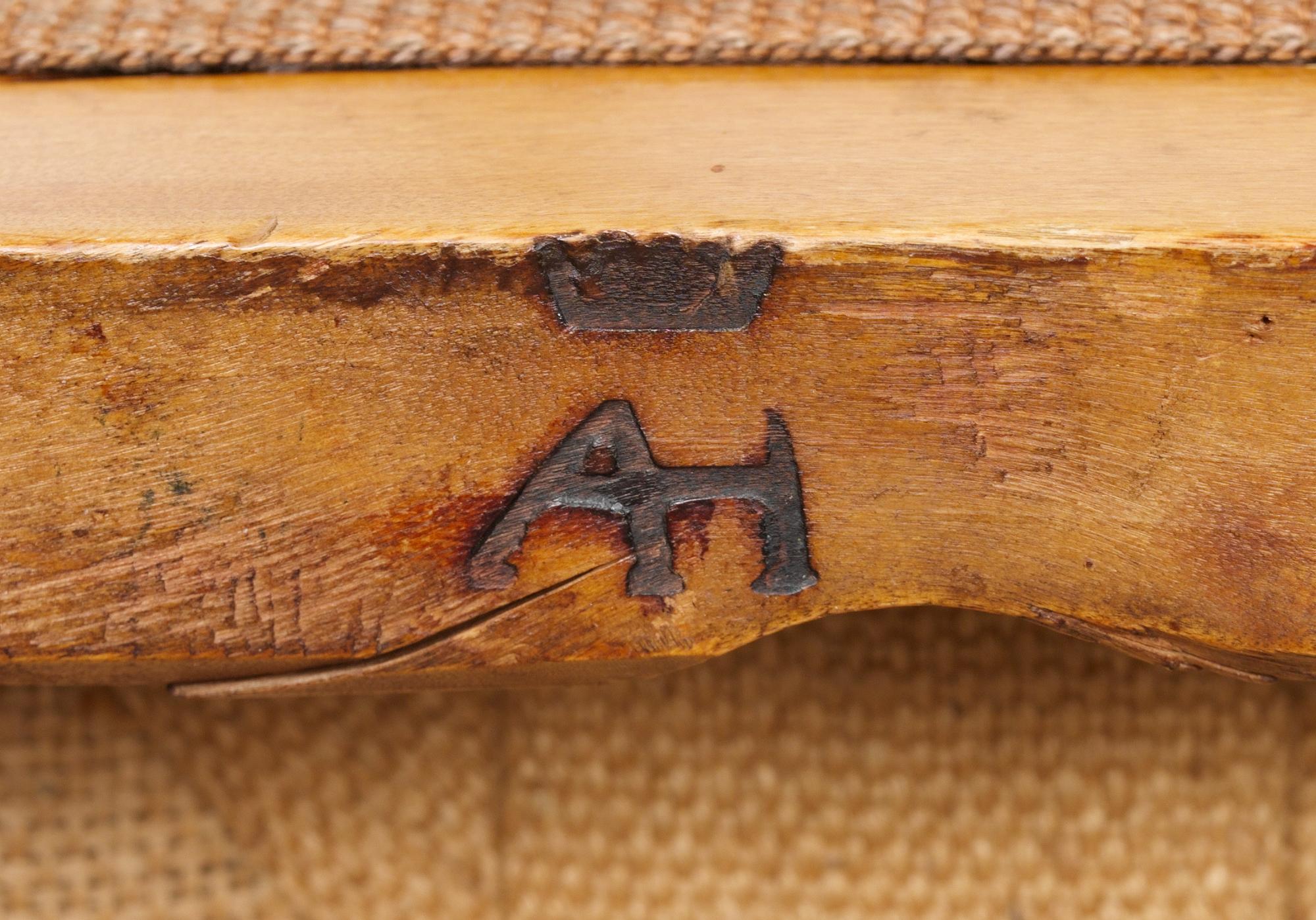 A pair of Swedish Empire armchairs.