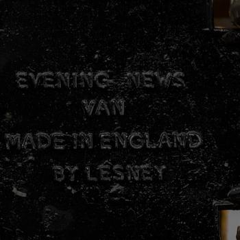 LESNEY MATCHBOX SERIES, 4 st, bland annat Bedford Evening News Van RW 42A-2.