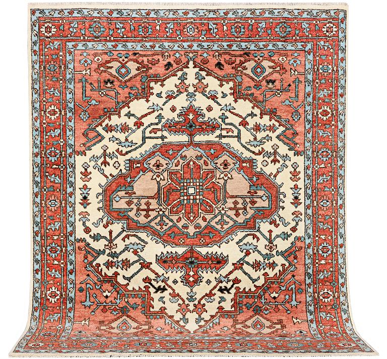 A Mamluk carpet, c. 297 x 244 cm.