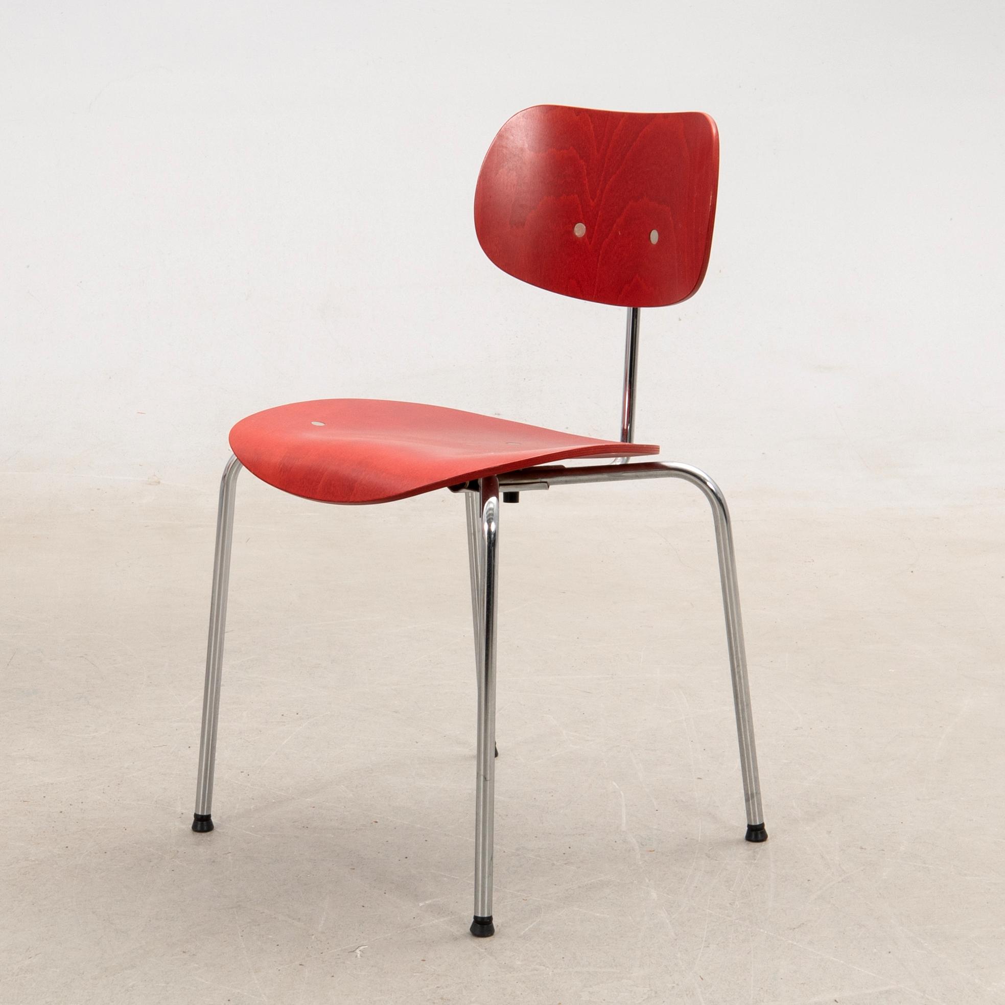 Egon Eiermann, stolar 5 st "SE 68", Wilde & Spieth 2000-tal.