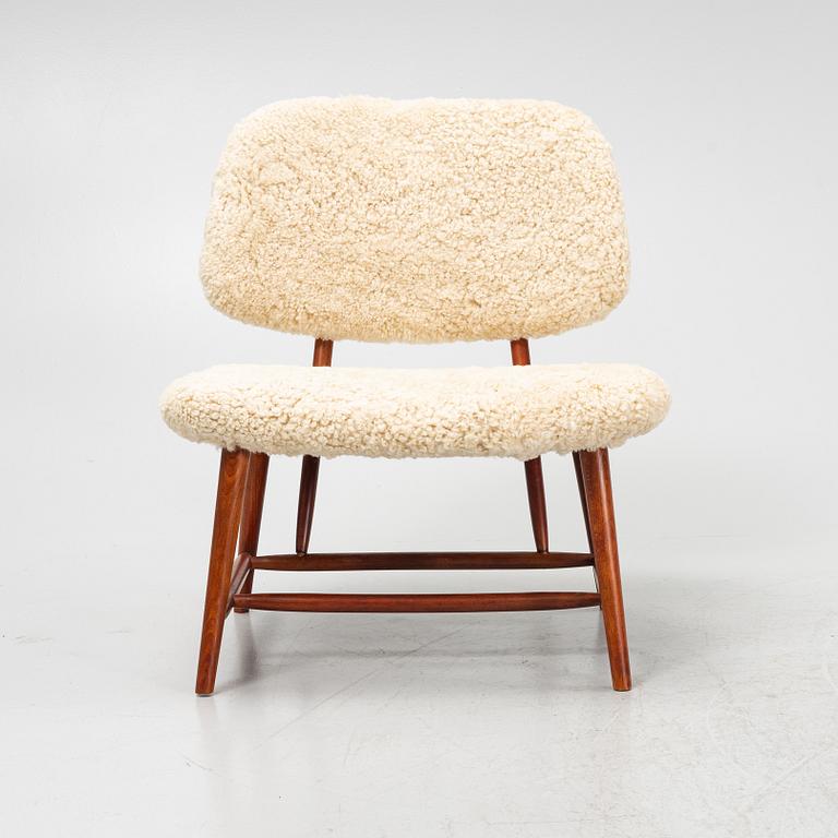 Alf Svensson, fåtölj, "TeVe", Bra Bohag, Studio Ljungs Industrier, 1950-tal.