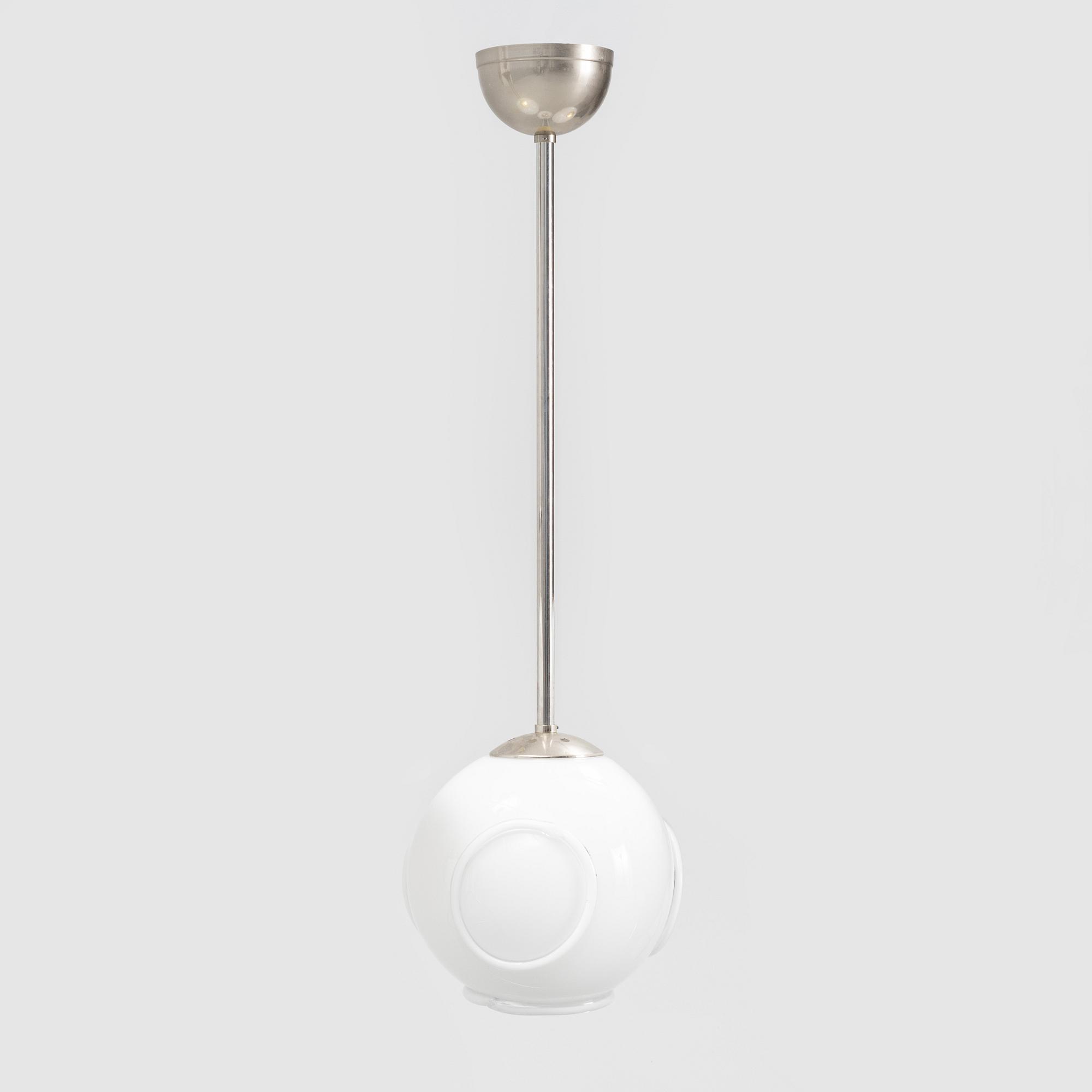 Eva Darpö, a unique glass ceiling light.