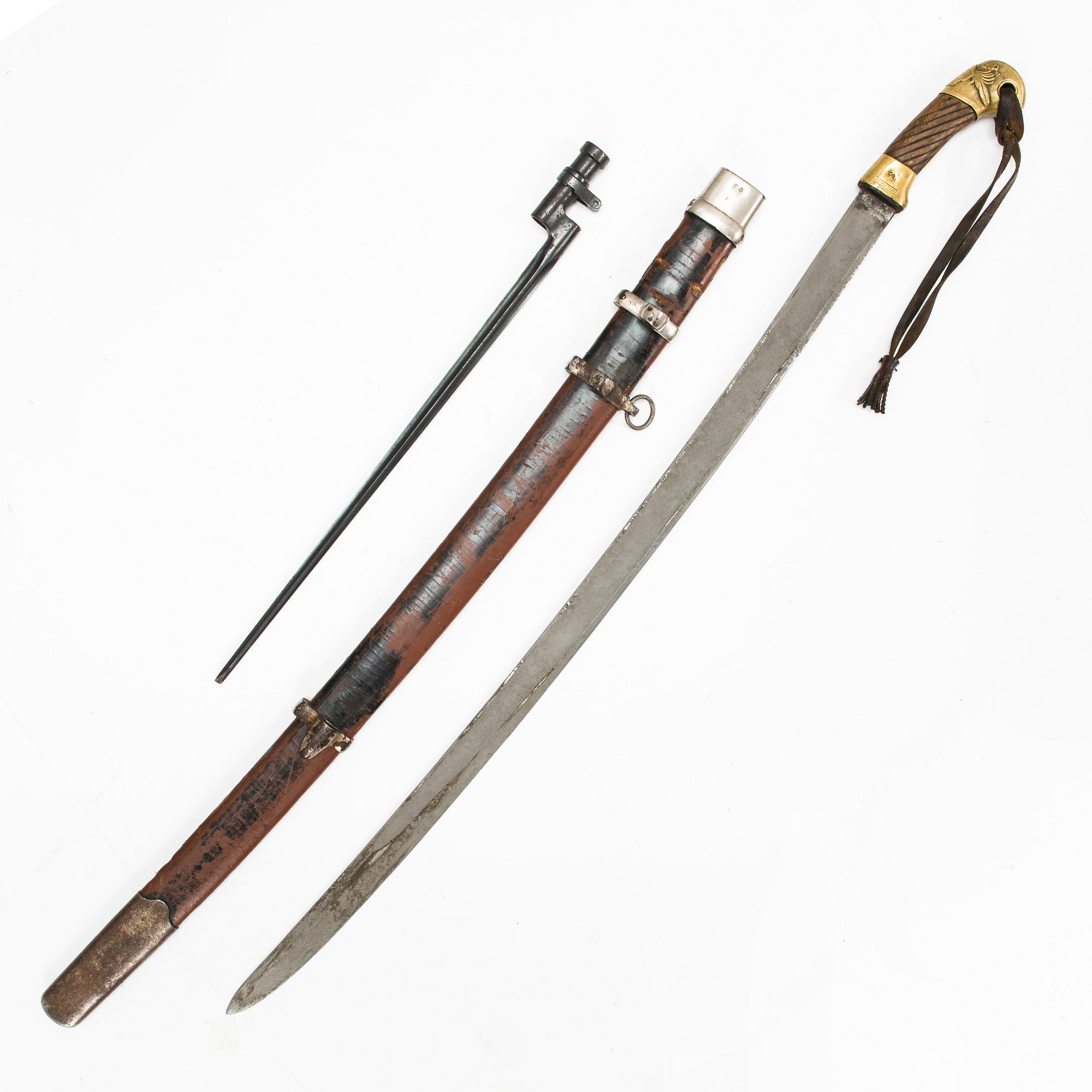 Shaska, model 1881 för kosacker, Ryssland, daterad 1930.