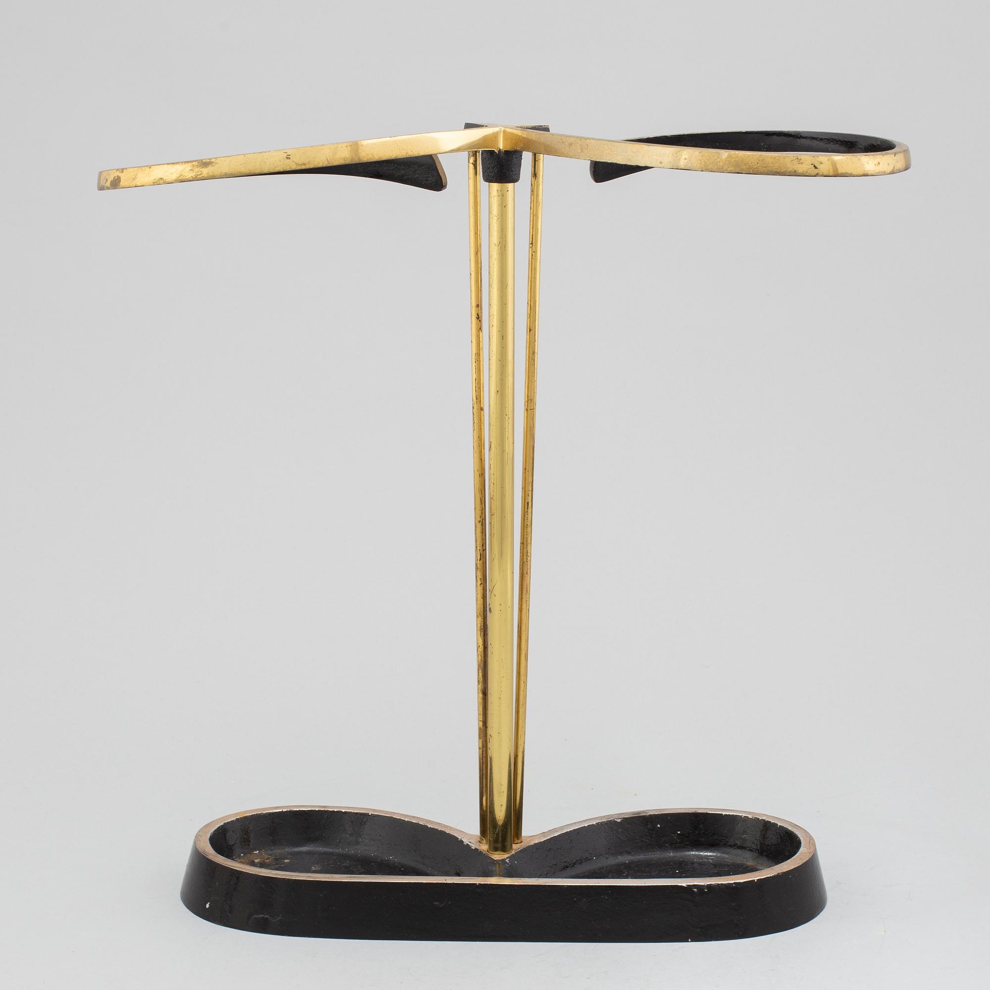 An Austrian metal umbrella stand, 1950's.