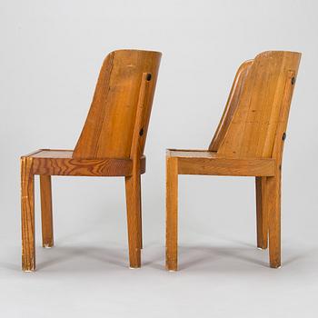 Axel Einar Hjorth, Two 1930s 'Lovö' chairs for Nordiska Kompaniet.