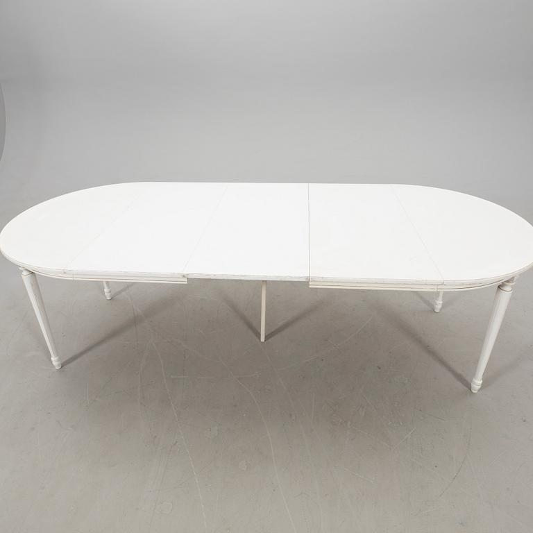 Dining Table in Gustavian Style, Late 20th Century.