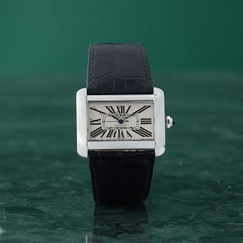 CARTIER, Tank Divan, armbandsur, 38 x 24,5 (30) mm,