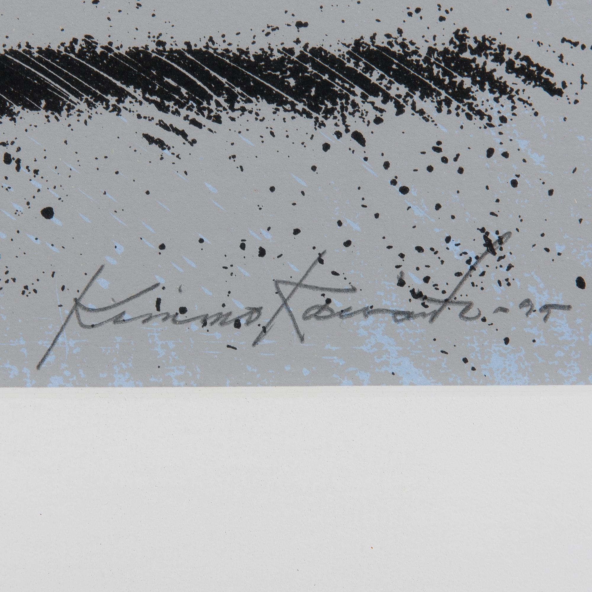 KIMMO KAIVANTO, serigrafia, signeerattu ja päivätty -95, numeroitu 1/150.