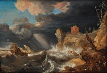 741. Bonaventura Peeters Attributed to, Shipwreck.