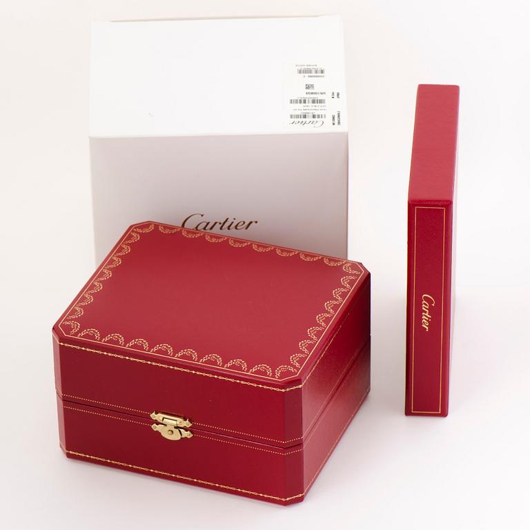 CARTIER, Tank Francaise, rannekello, 20 x 25 mm.