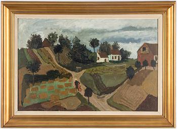 MARTIN EMOND, oil on oanel, signed.