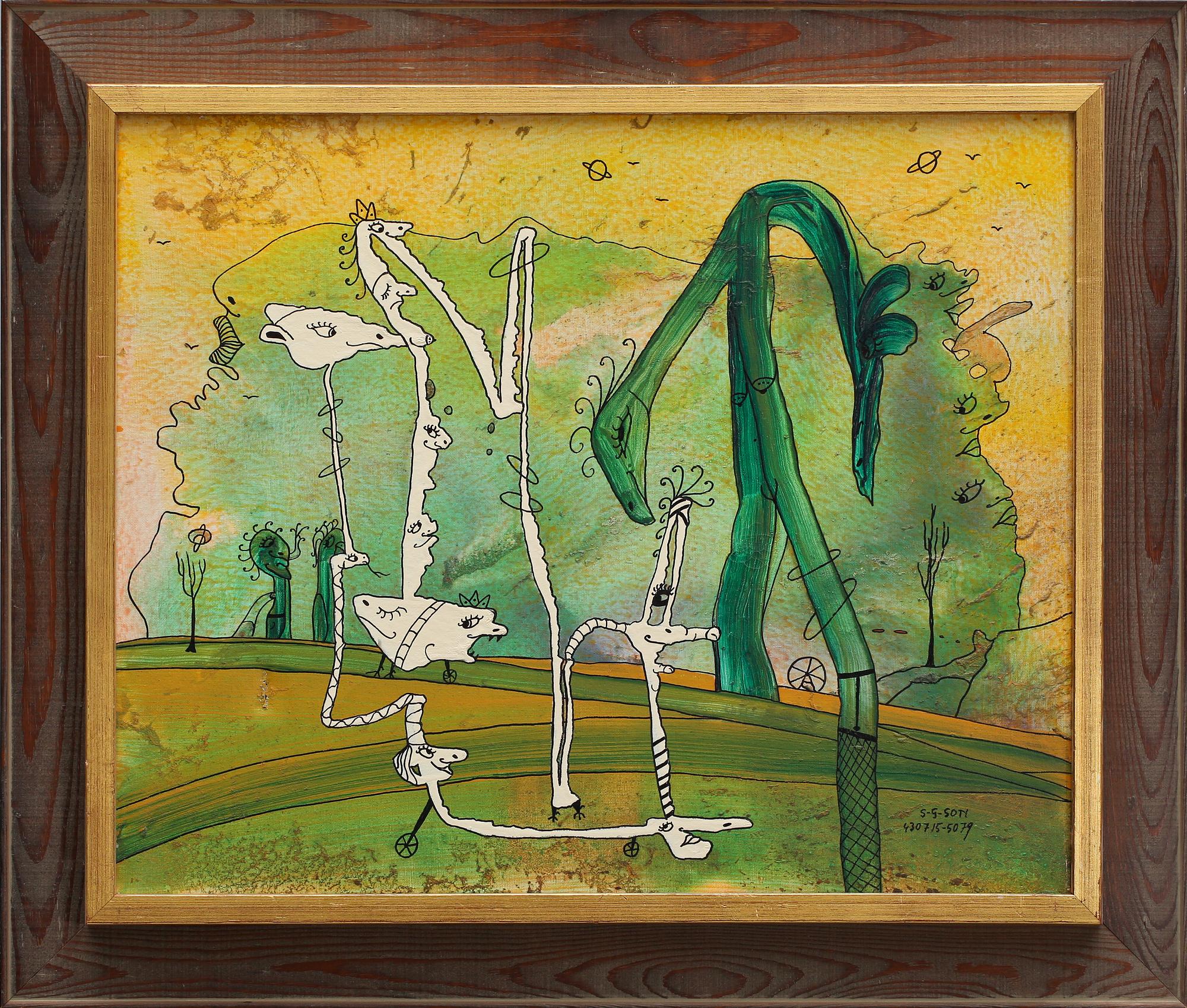 SVEN-GÖRAN SVENSSON G:SON, olja på duk, signerad.