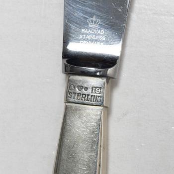 Erik Fleming, Cutlery service, 29 pieces, sterling silver, “Flavia 2”, Atelier Borgila, Stockholm, including 1963.