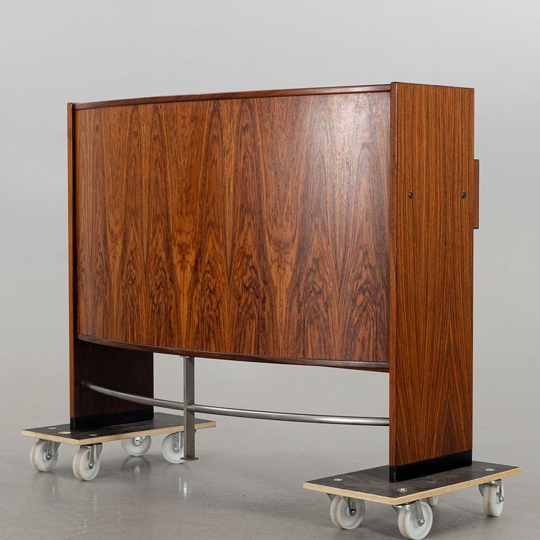 A DANISH 1970s ROSEWOOD BAR.
