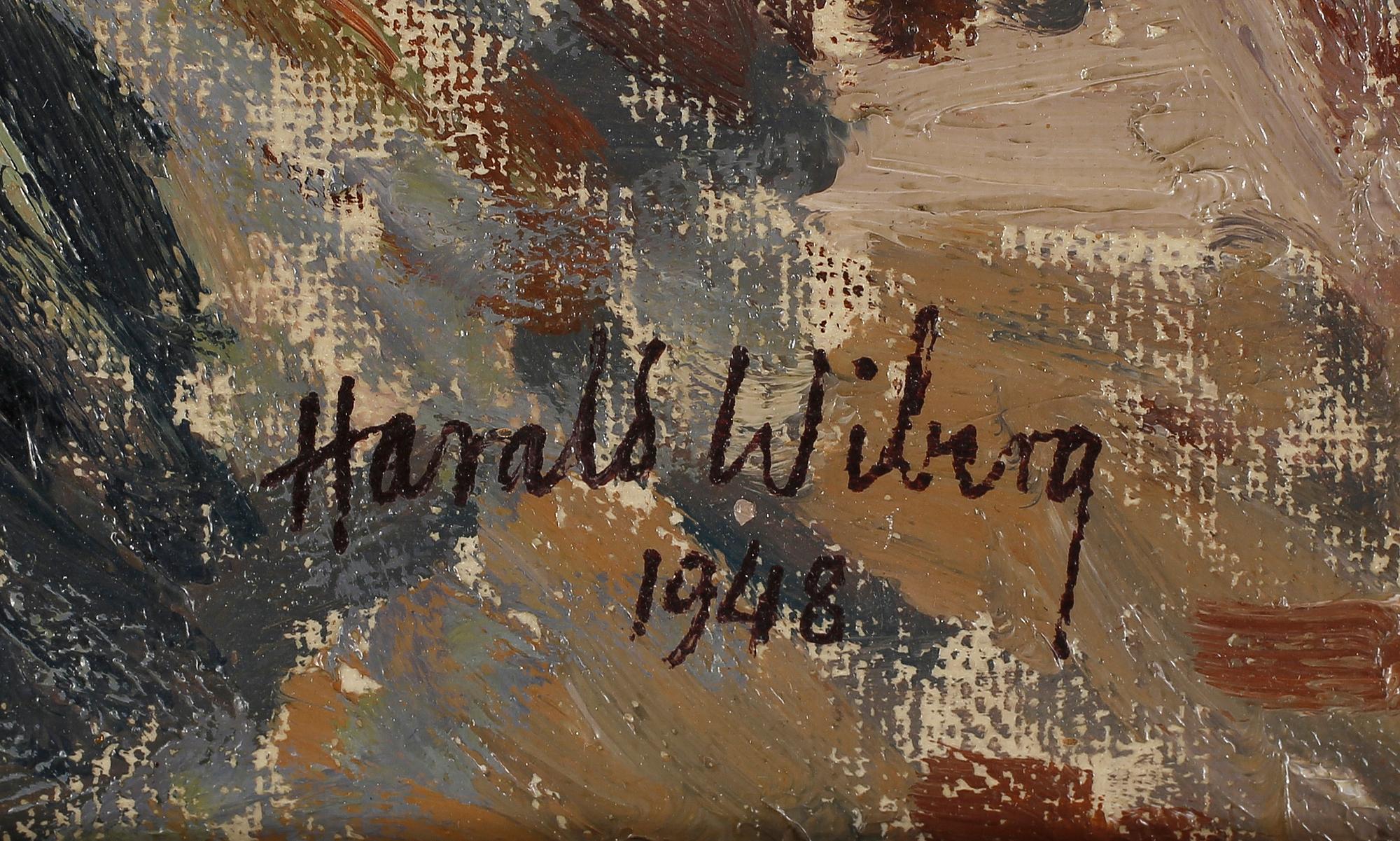 HARALD WIBERG, olja på duk, signerad och daterad 1945.
