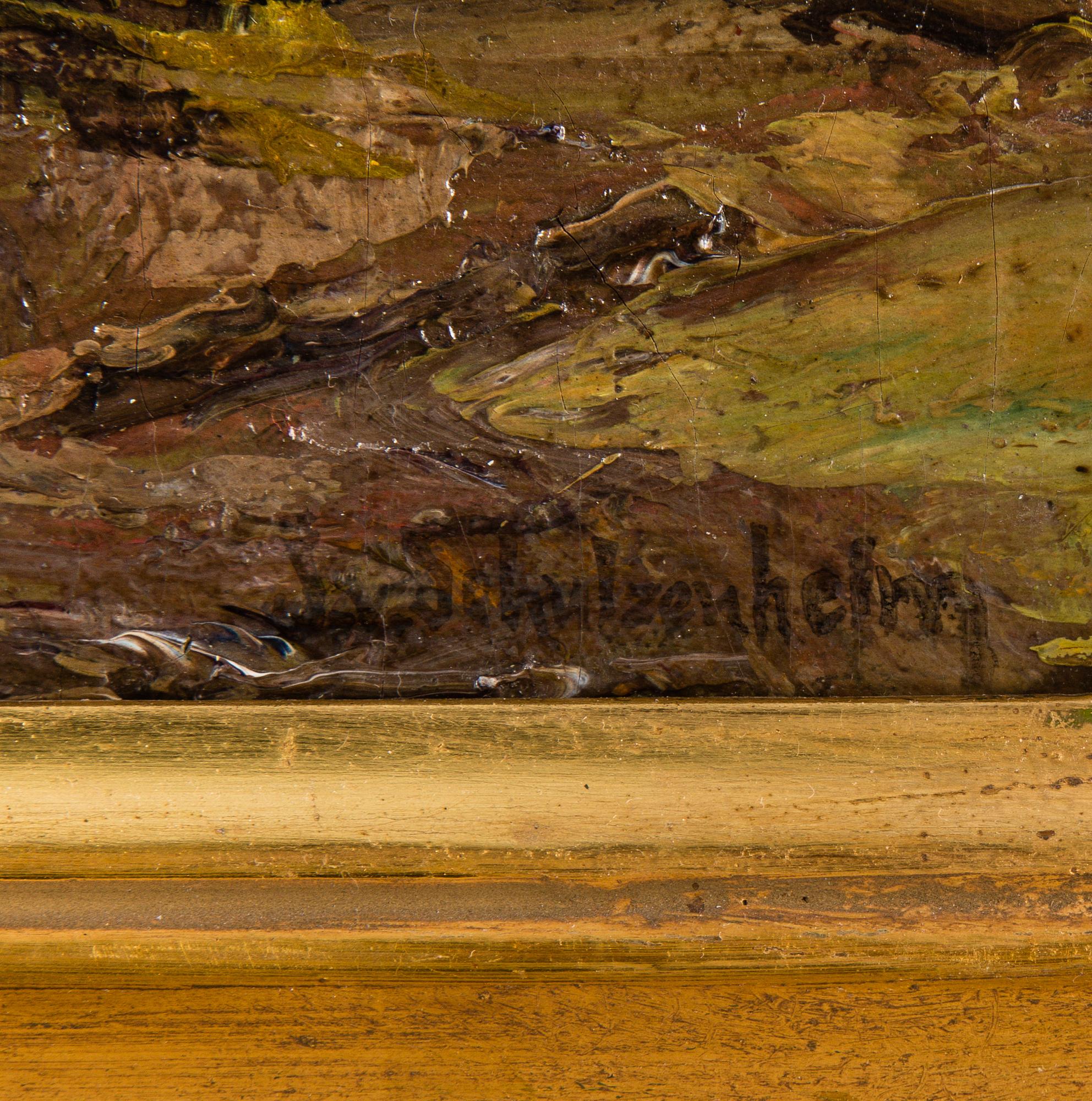 IDA VON SCHULZENHEIM, oil on board, signed.