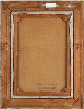 OSKAR BERGMAN, olja på duk, sign, dat a tergo 1902.