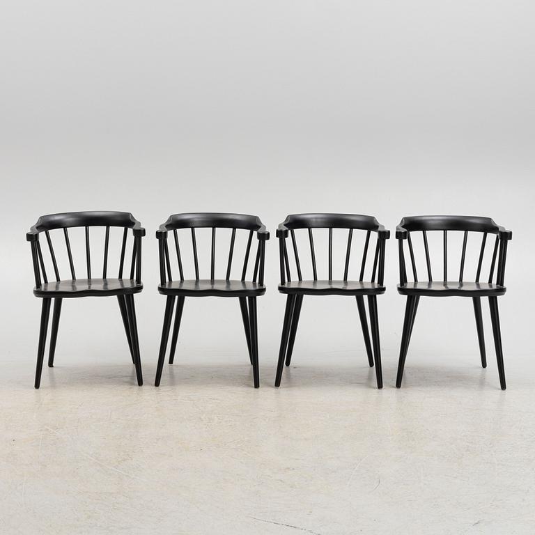 Karin Mobring, four "Torpet" chairs, IKEA, Sweden, 1960's.