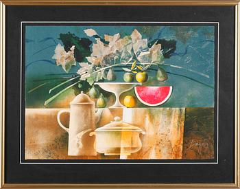 JOSEP BAQUÉS, färglitografi, signerad och numrerad 152/250.