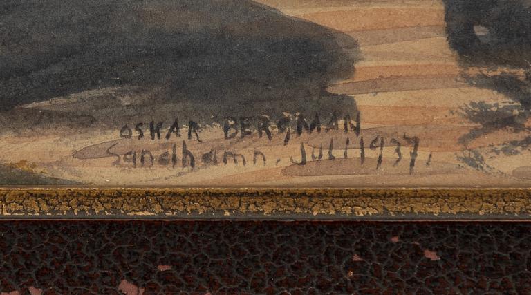 Oskar Bergman, Sommarnatt Sandhamn.