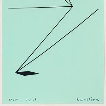 Olle Baertling, silkscreen in colours, 1961-68, signed 3/300.