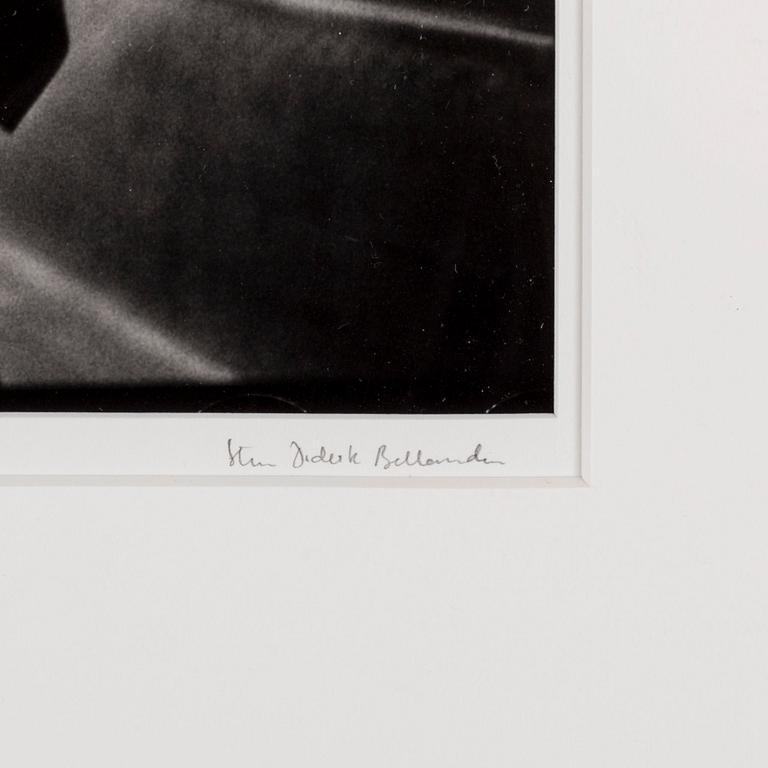 STEN DIDRIK BELLANDER, silvergelatinfotografi, signerad.