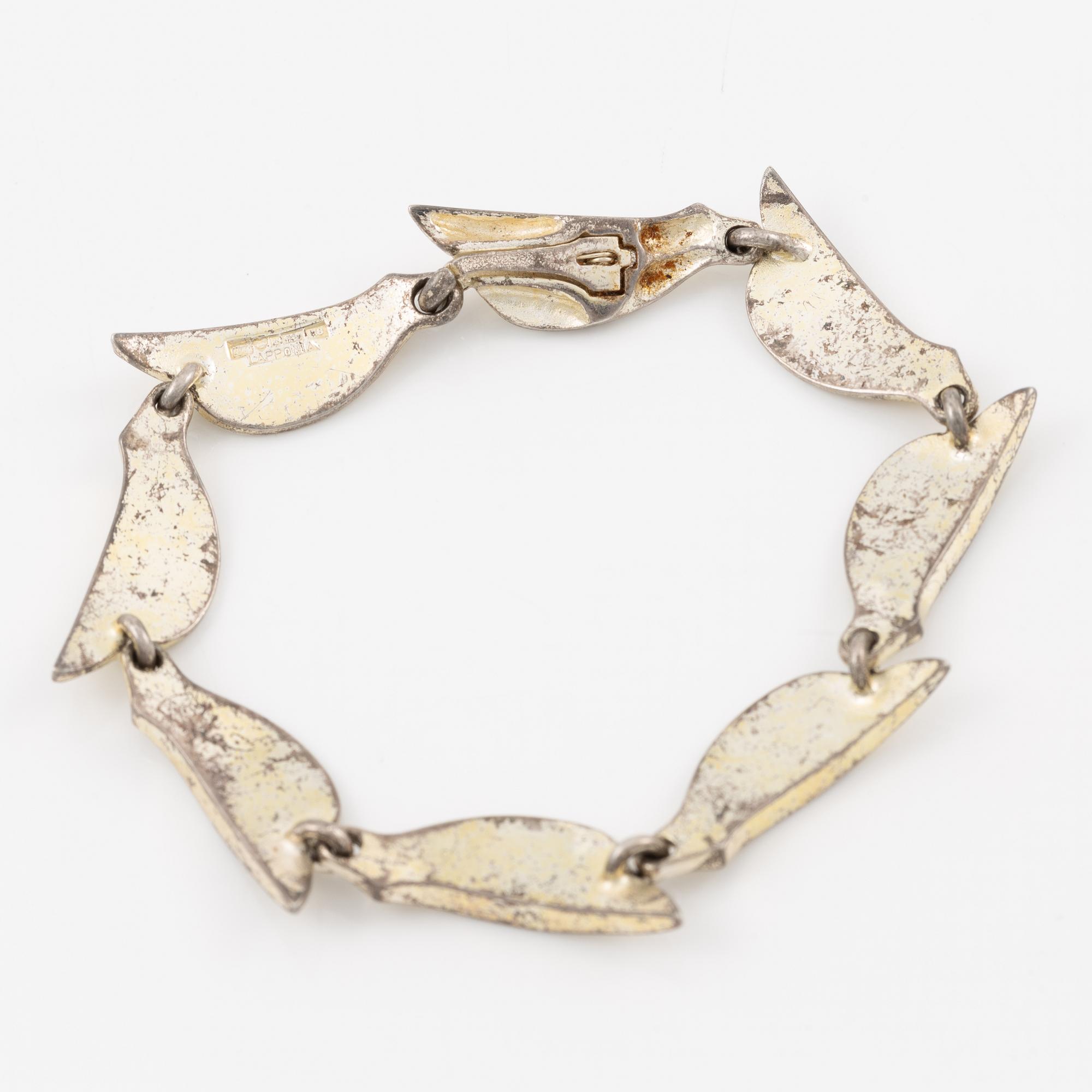 Lapponia, armband, sterlingsilver, 1987.