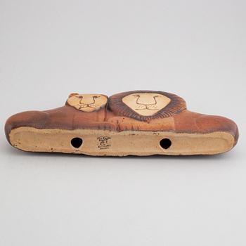 Lisa Larson, figurin, lejon, stengods, Gustavsberg.