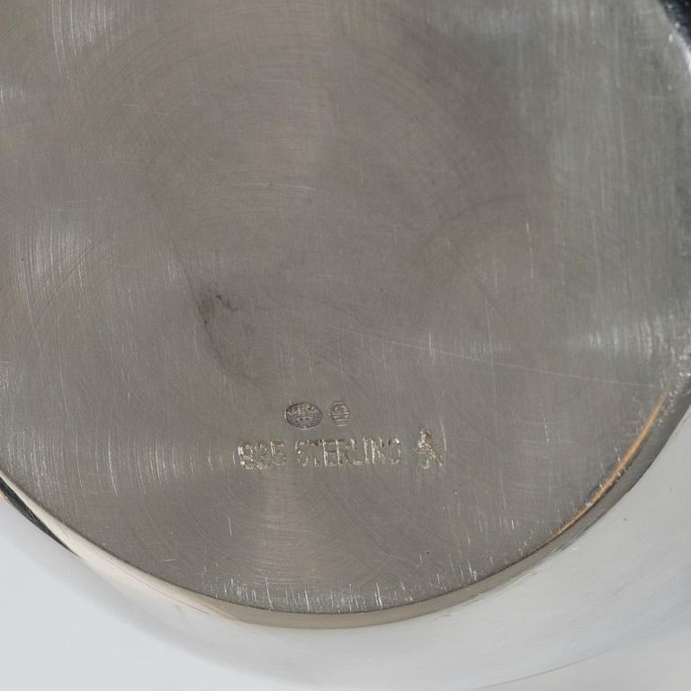 A 20th century sterling silver ladle, Swedish import marks.