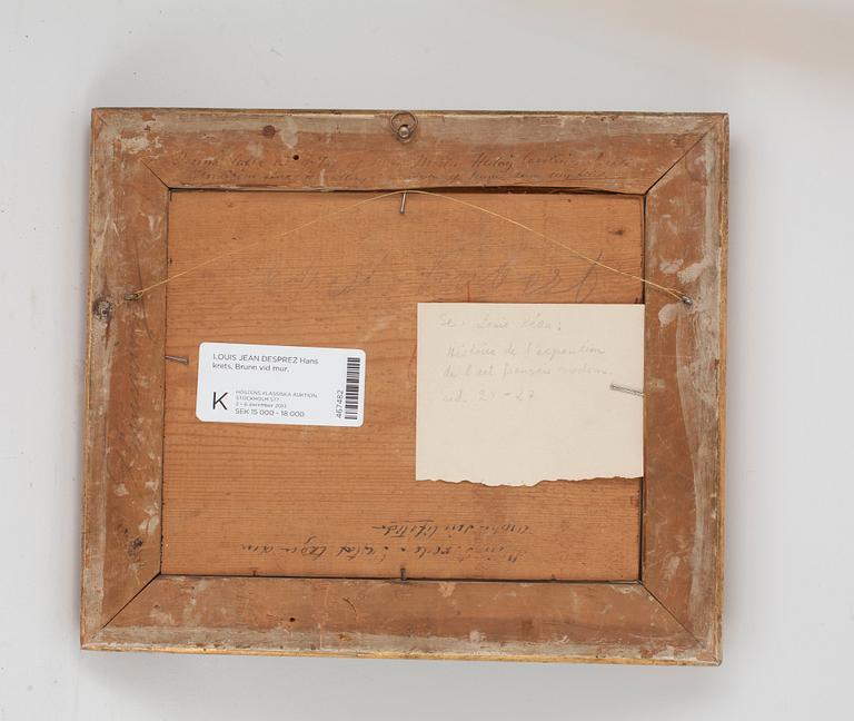 Louis Jean Desprez Hans krets, Brunn vid mur.