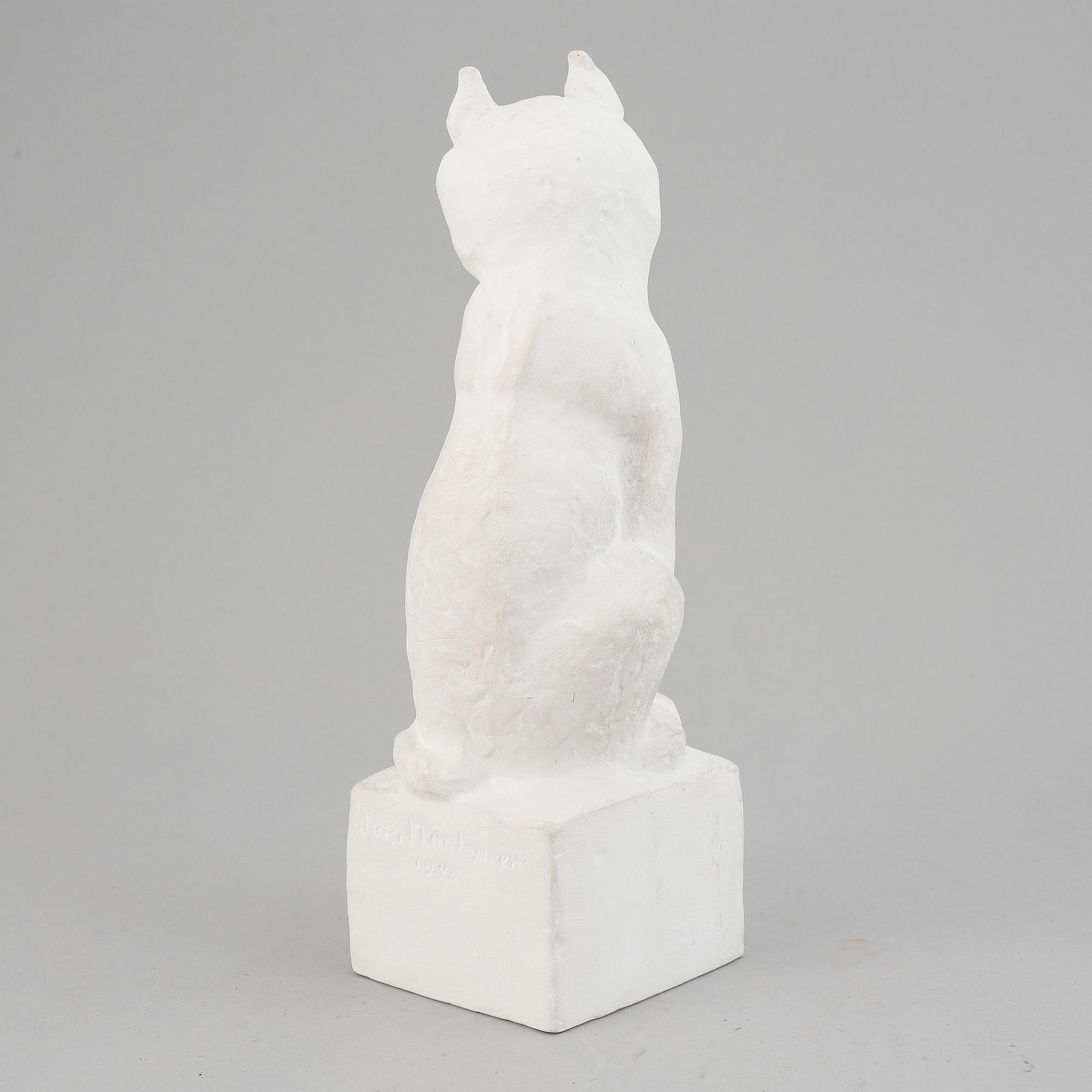 Jussi Mäntynen, a plaster sculpture, signed Jussi Mäntynen and dated 1946.