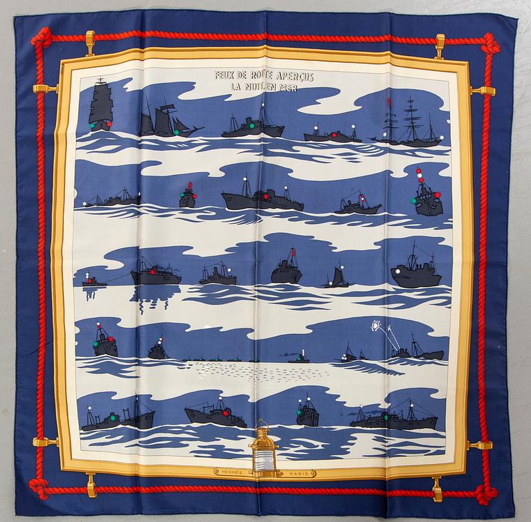 Hermès, pages, "Feux de Route Apercus la Nuit, en Mer", Pierre Péron, Hermès ".