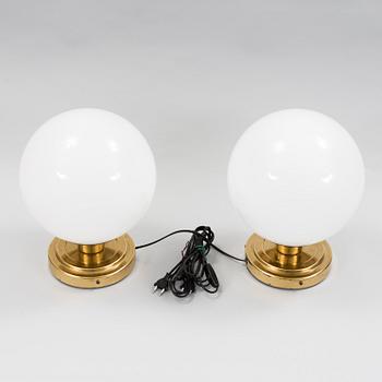 BORDSLAMPOR, ett par, 1960-tal.