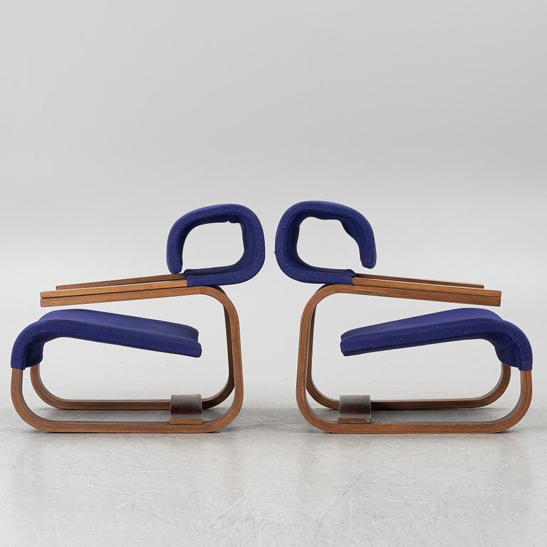 Jan Bocan, a pair of armchairs, Thonet, executed for the Czechoslovakian Embassy, Stockholm 1972.