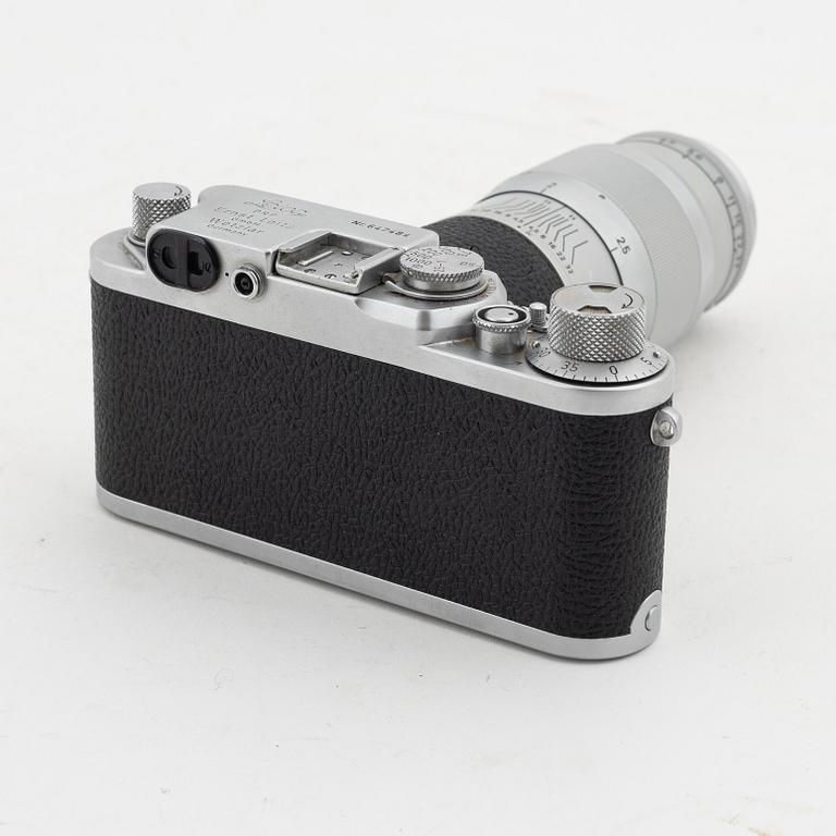 Leica IIIf, "Black Dial", no. 647484, 1952-53.