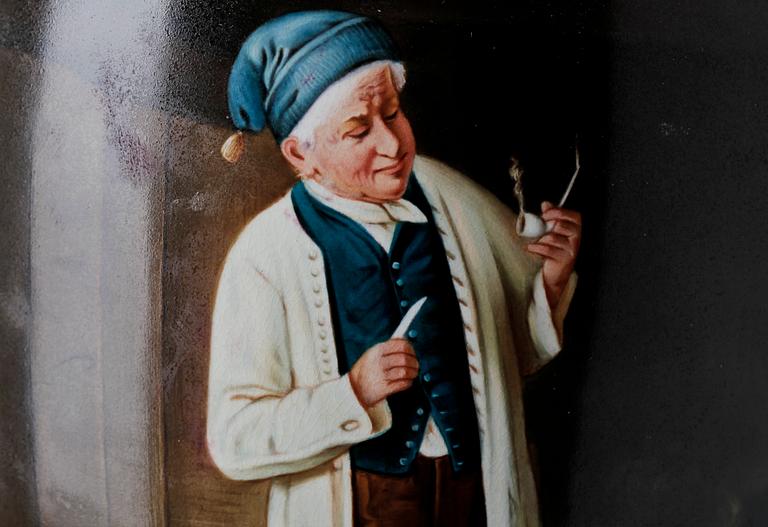 PRAKTURNA, flintgods, Gustafsberg 1887.