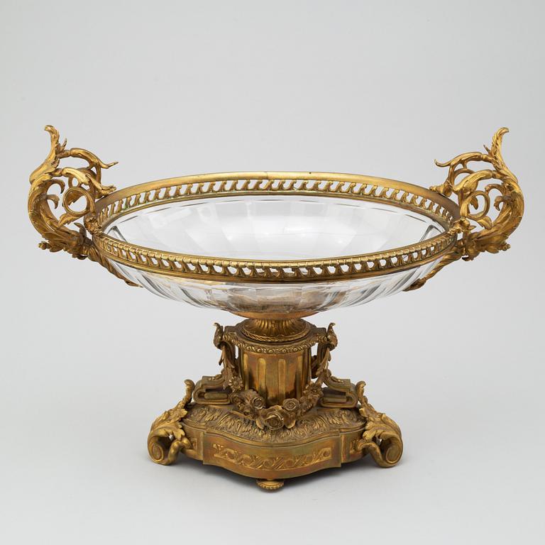 A LOUIS SEIZE STYLE  ORMOLU JARDINIERE, first half of the 19th century.