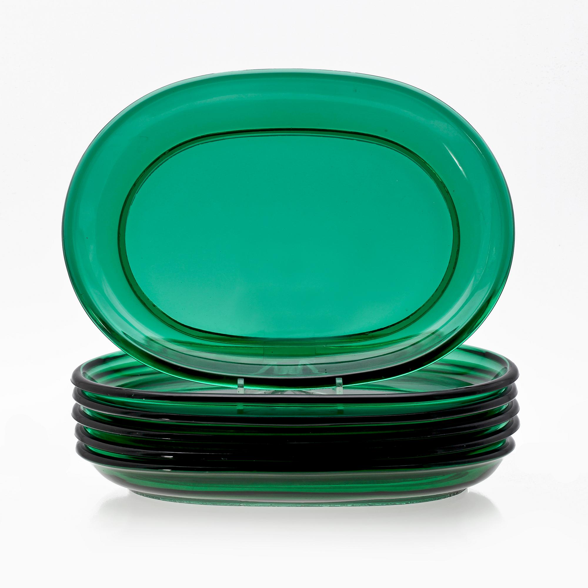 HUMMERTALLRIKAR, 6 st, glas. Reijmyre eller Gullaskruf, för Svenskt Tenn.