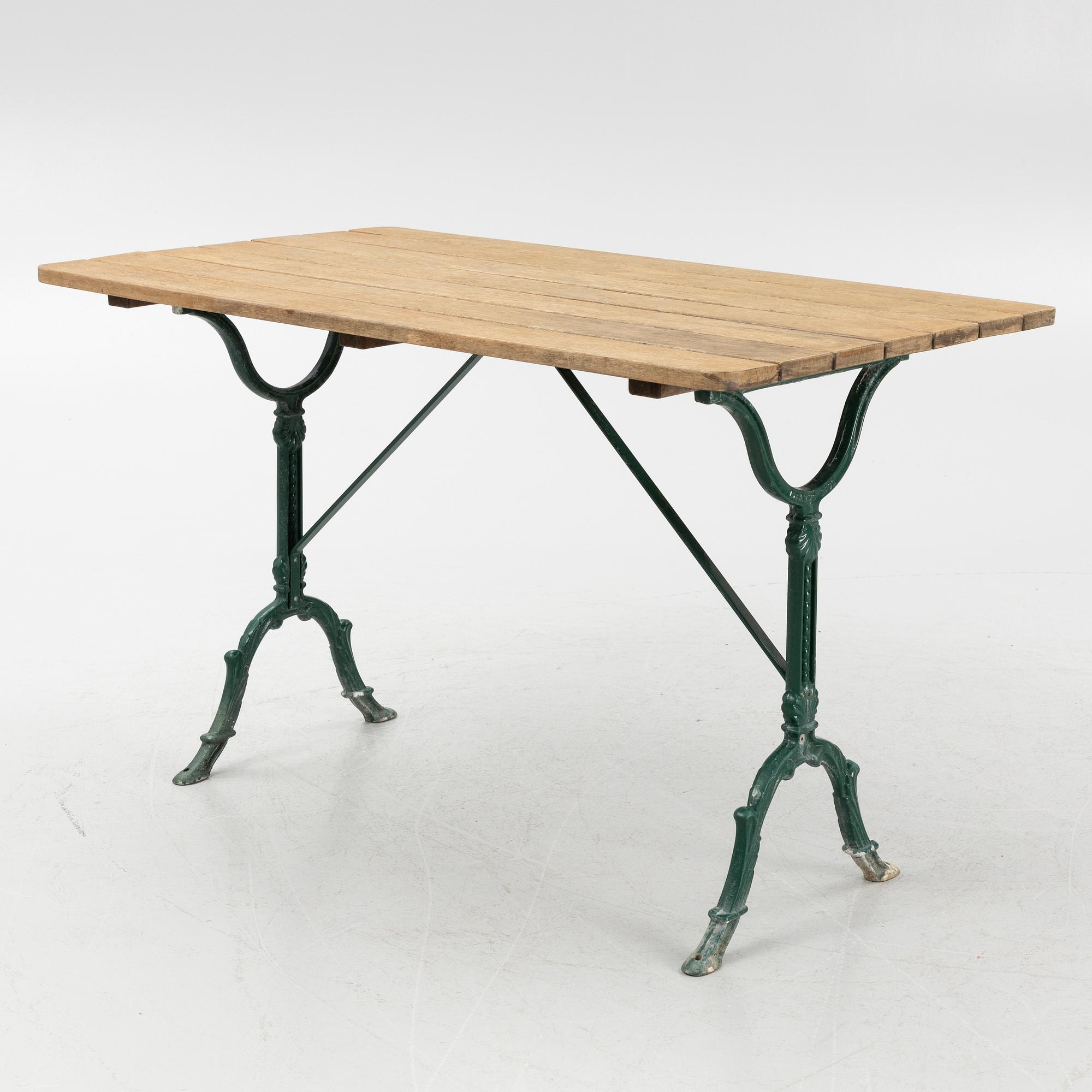 A garden set with table, sofas and chairs, Byarums Bruk, Sweden.