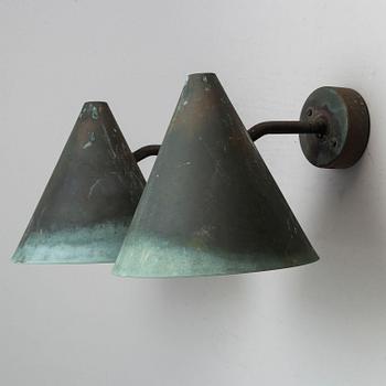 HANS-AGNE JAKOBSSON, a pair of 'Tratten' wall lights, Markaryd.