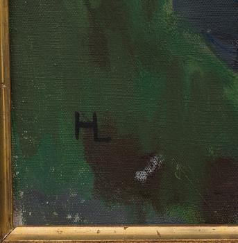 HILDING LINNQVIST, olja på duk, signerad.