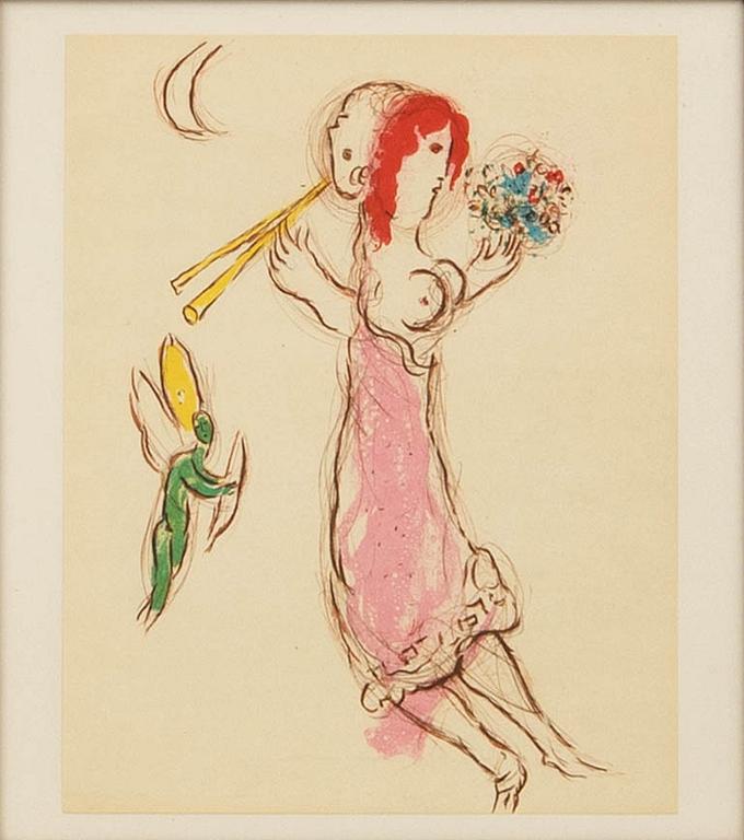 Marc Chagall, "Daphnis and Chloë" 1960.