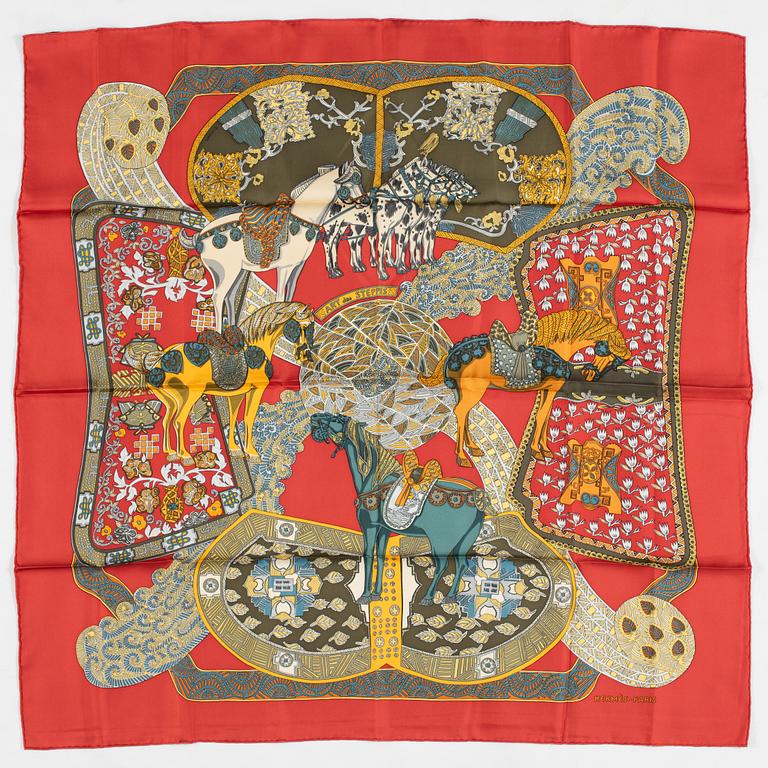 Hermès, scarf, "Art des steppes".