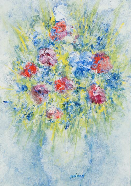 Jindra Husarikova, Blommor i vas.