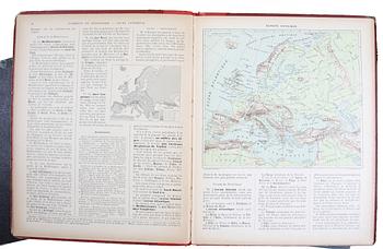 KARTBÖCKER, 4 st, bla "Stielers Skol-atlas" 1849.