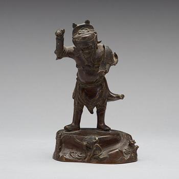 FIGURIN, brons. Qingdynastin, 16/1700-tal.