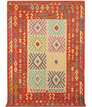 A carpet, Kilim, c. 299 x 197 cm.