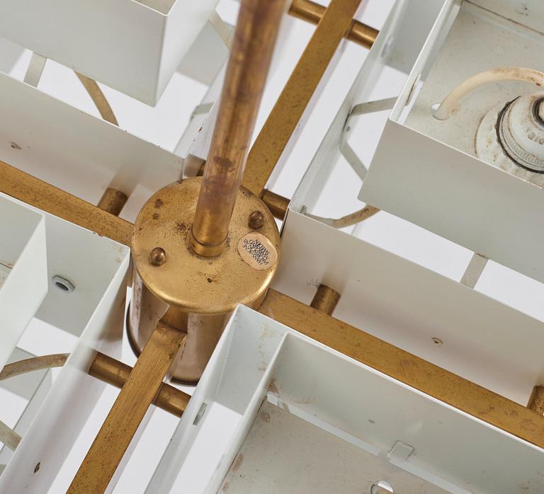 Hans-Agne Jakobsson, a ceiling light 'C769 4 P/Selectra', Hans Agne Jakobsson AB, Markaryd Sweden 1960-70s.