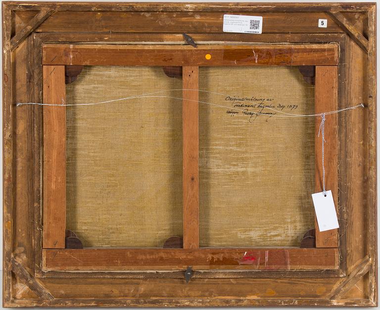 FERDINAND FAGERLIN, oil on canvas, signed Ferd. Fagerlin DF (Düsseldorf) and dated -79.