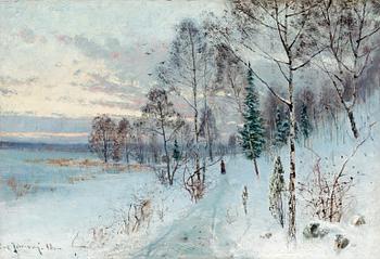 54. Carl Johansson, Winter landscape.